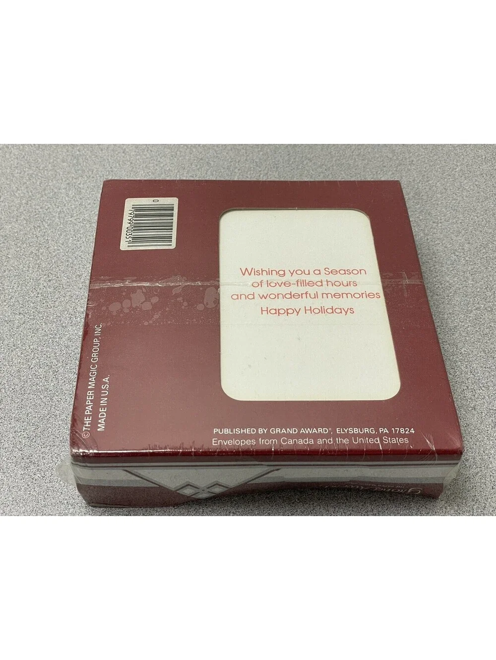 Vintage Grand Award Paper Magic Company Christmas Cards, Set of 18 New In Box